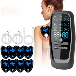 Rechargeable TENS unit with 4-zone pain therapy