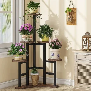 6-Tier Corner Plant Stand for Indoors