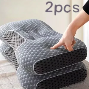 Ergonomic neck support pillows (2pk)